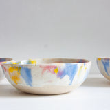 Handmade Ceramic Pasta Bowl - Daisy