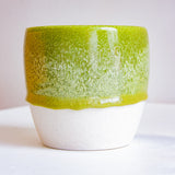 Handmade Ceramic Classic Planter - Moss Green