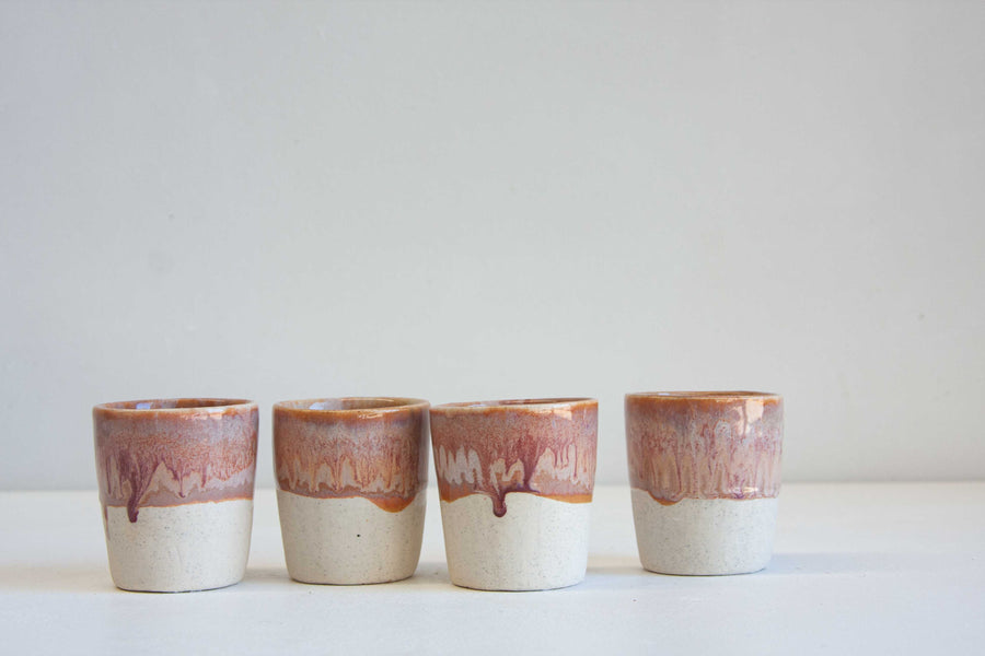 Seconds Sale Handmade Ceramic Espresso Cup - Rosewood