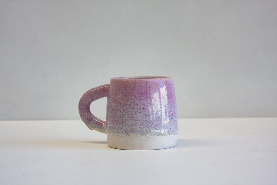 handmade ceramic light purple seconds mug
