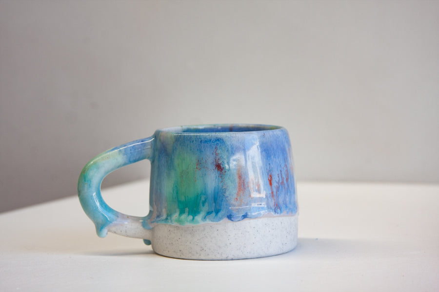 Seconds Sale Handmade Ceramic  Mug - Marble