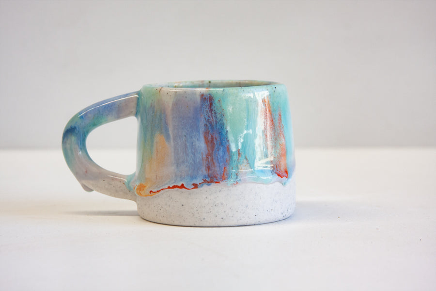 Seconds Sale Handmade Ceramic  Mug - Marble