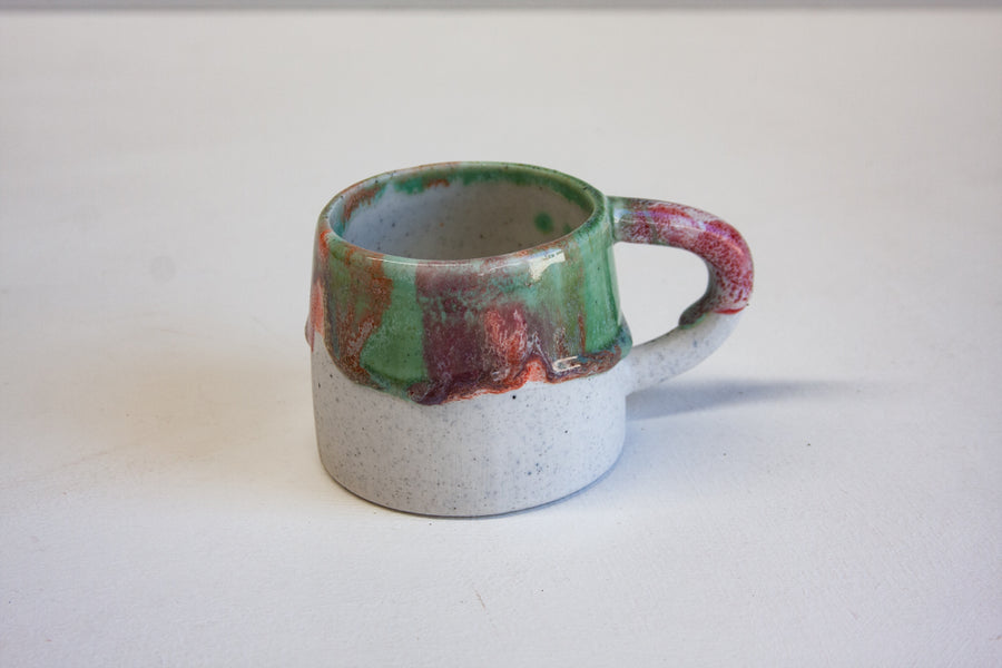 Seconds Sale Handmade Ceramic Mug - Rose Pistachio