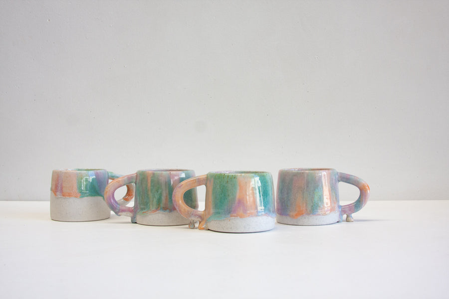 Seconds Sale Handmade Ceramic Mug - Sugared Almond