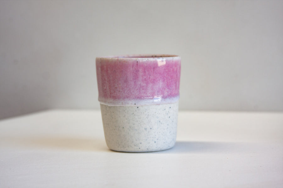 Seconds Sale Handmade Ceramic Tumbler Cup - Lilac