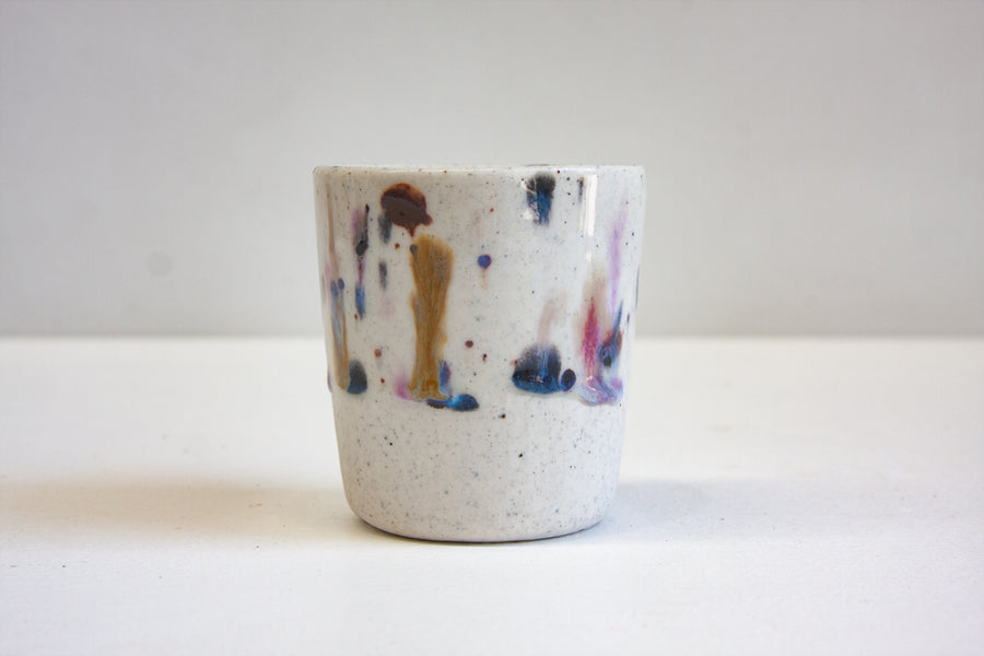 Seconds Sale Handmade Ceramic Tumbler Cup - Galaxy