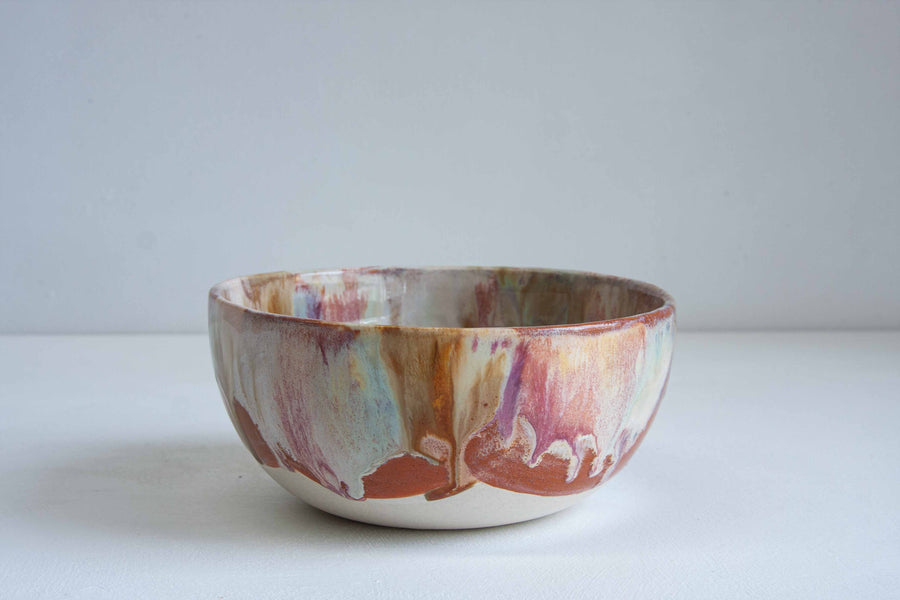 handmade ceramic serving bowl