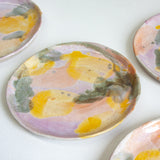 Handmade Ceramic Side Plate - Pansy