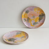 Handmade Ceramic Side Plate - Pansy