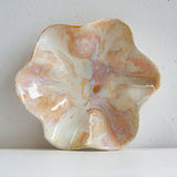 Handmade Ceramic Small Oyster Plate - Marshmallow