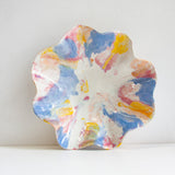 Handmade Ceramic Oyster Platter - Daisy