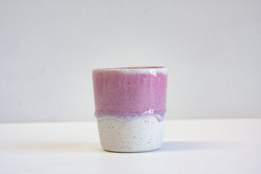 Seconds Sale Handmade Ceramic Tumbler Cup - Lilac