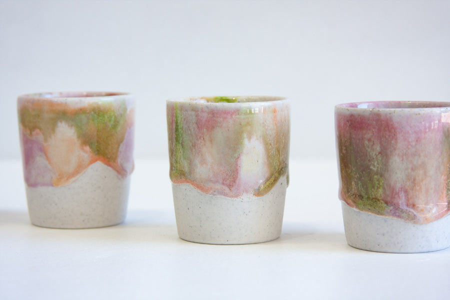 Handmade Ceramic Espresso Cup - Blossom