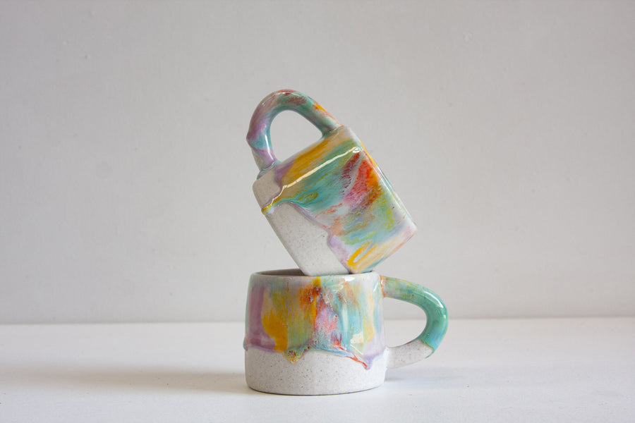 Handmade Ceramic Mug - Colour Theory