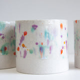 Seconds Sale Handmade Ceramic Planter - Splatter Colour Theory