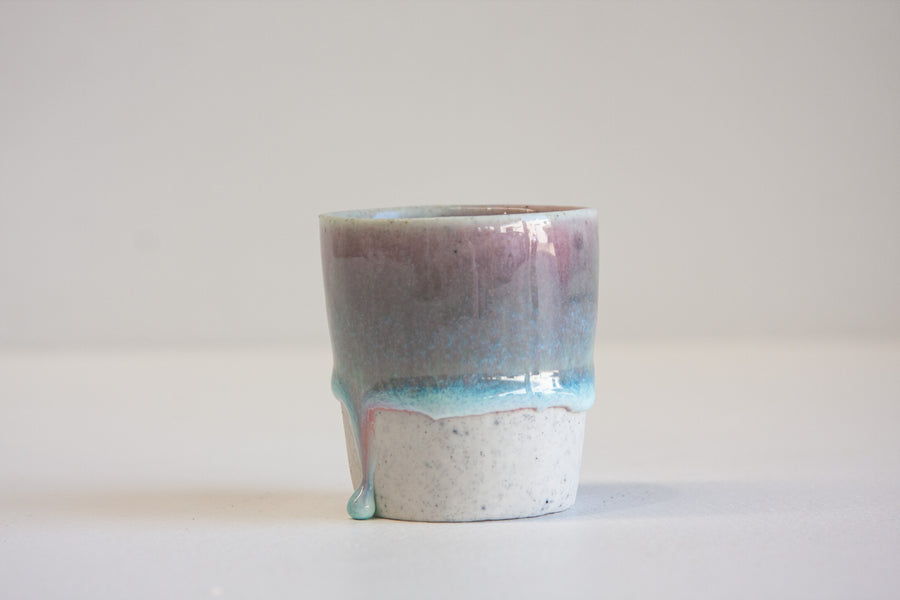 Handmade Ceramic Espresso Cup - Springtime