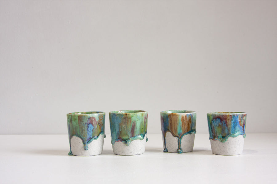 Handmade Ceramic Espresso Cup - Opal