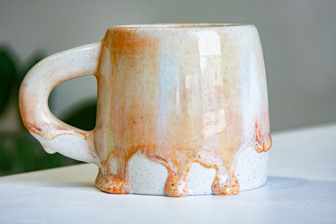 Handmade ceramics styled as a Mother's Day gift