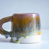 Seconds Sale Handmade Ceramic Large Mug - Rainbow Paddlepop