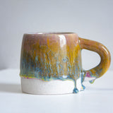 Seconds Sale Handmade Ceramic Large Mug - Rainbow Paddlepop