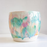 Handmade Ceramic Large Planter - Sorbet