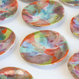 Handmade Ceramic Mini Plate - Rose Pistachio