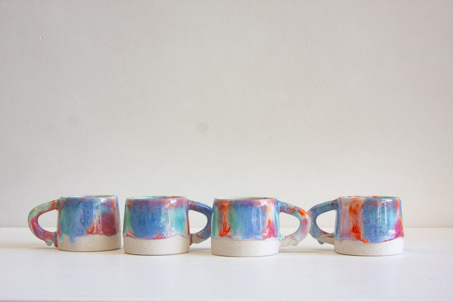 Handmade Ceramic Mug - Fairy Floss