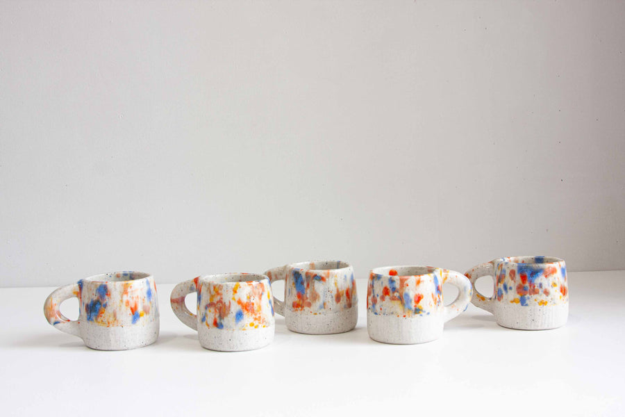 Handmade Ceramic Mug - Splatter Release One