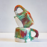 Seconds Sale Handmade Ceramic Mug - Rose Pistachio Original