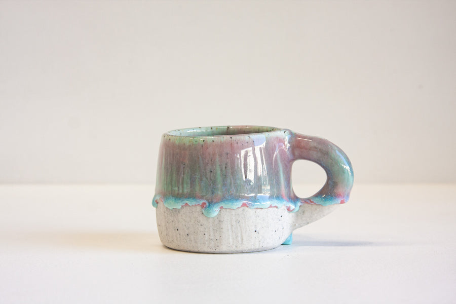 Handmade Ceramic Chunky Mug - Springtime