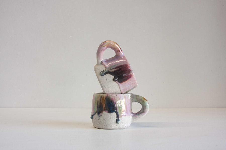 Seconds Sale Handmade Ceramic Mug - Supernova