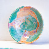 handmade ceramic bowl shown from a side angle