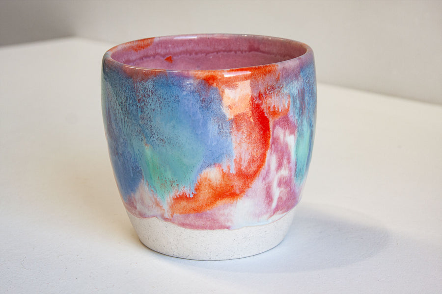 Handmade Ceramic Classic Planter - Fairy Floss