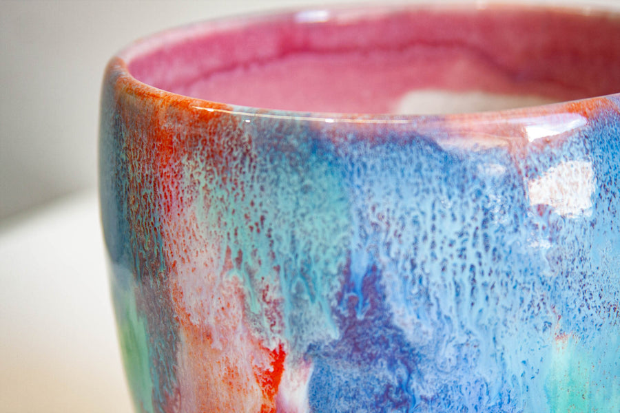 Handmade Ceramic Classic Planter - Fairy Floss
