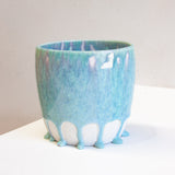Seconds Sale Handmade Ceramic Classic Planter - Purple & Blue