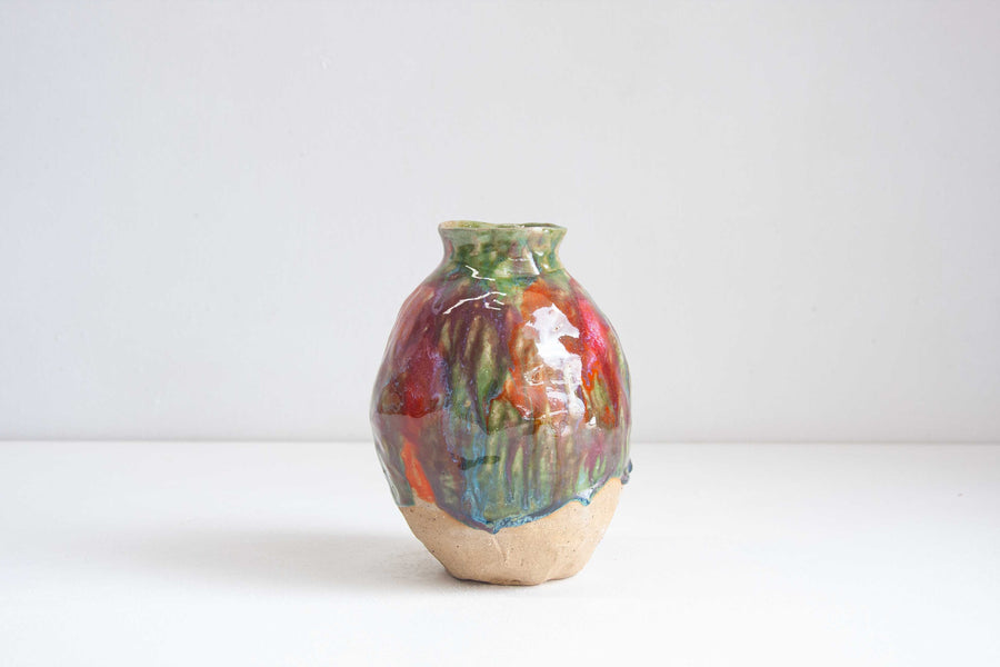 Handmade Ceramic Vase - Rose Pistachio