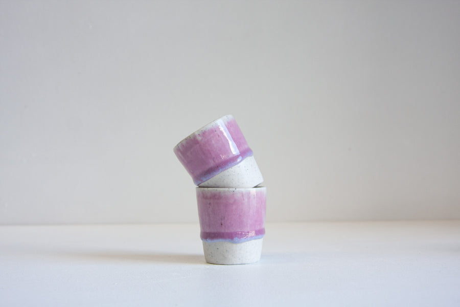 Handmade Ceramic Espresso Cup - Lilac