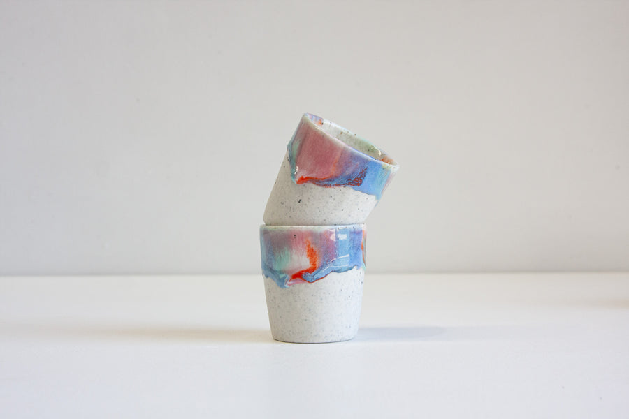 Handmade Ceramic Espresso Cup - Fair Floss