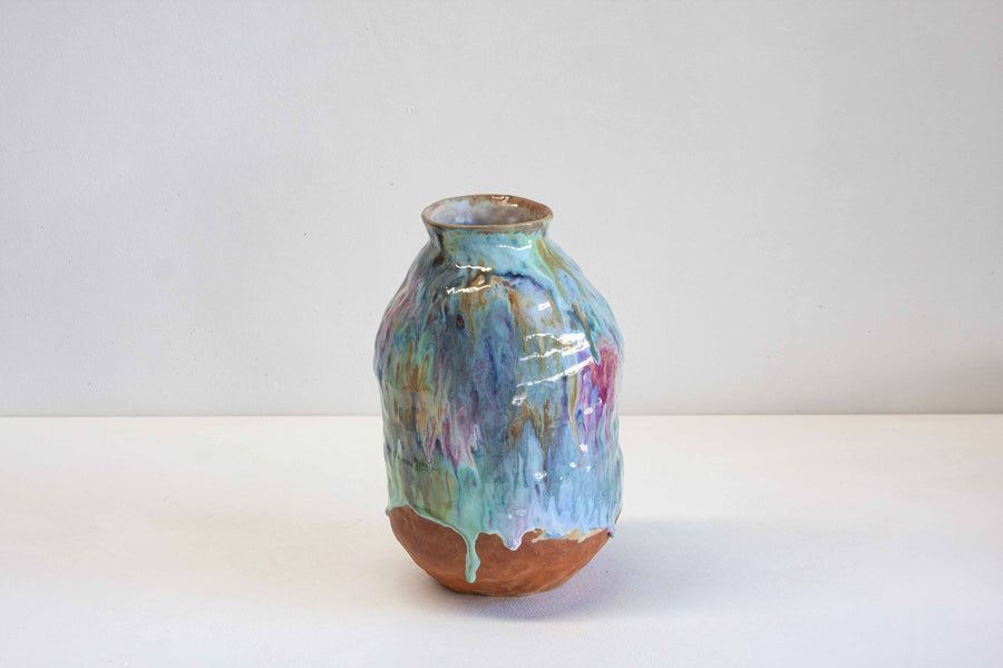 Handmade Ceramic Large Vase - Opal