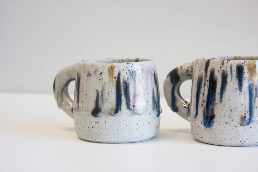 Seconds Sale Handmade Ceramic Mug - Splatter Galaxy