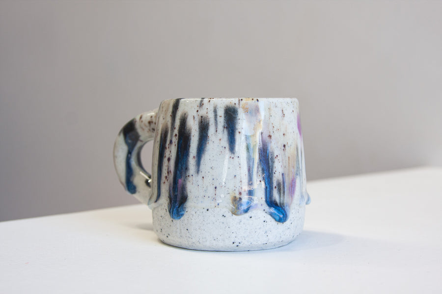 Seconds Sale Handmade Ceramic Mug - Splatter Galaxy