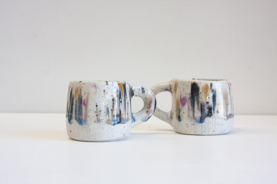 Seconds Sale Handmade Ceramic Mug - Splatter Galaxy