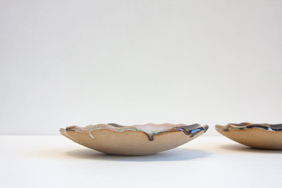 Seconds Sale Handmade Ceramic Petal Bowl - Supernova