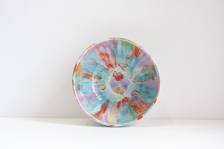 Handmade Ceramic Serving Bowl - Colour Theory