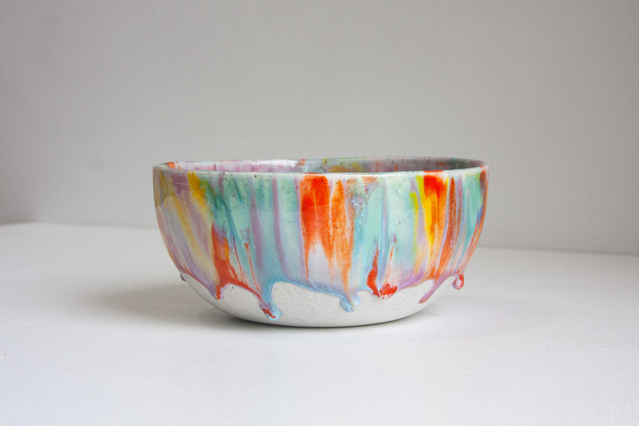 Handmade Ceramic Serving Bowl - Colour Theory