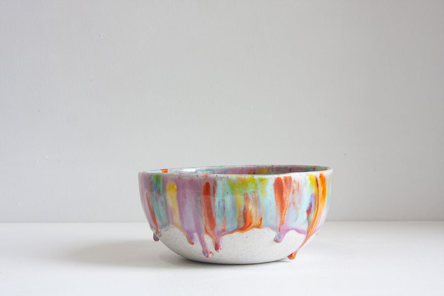 Handmade Ceramic Serving Bowl - Colour Theory