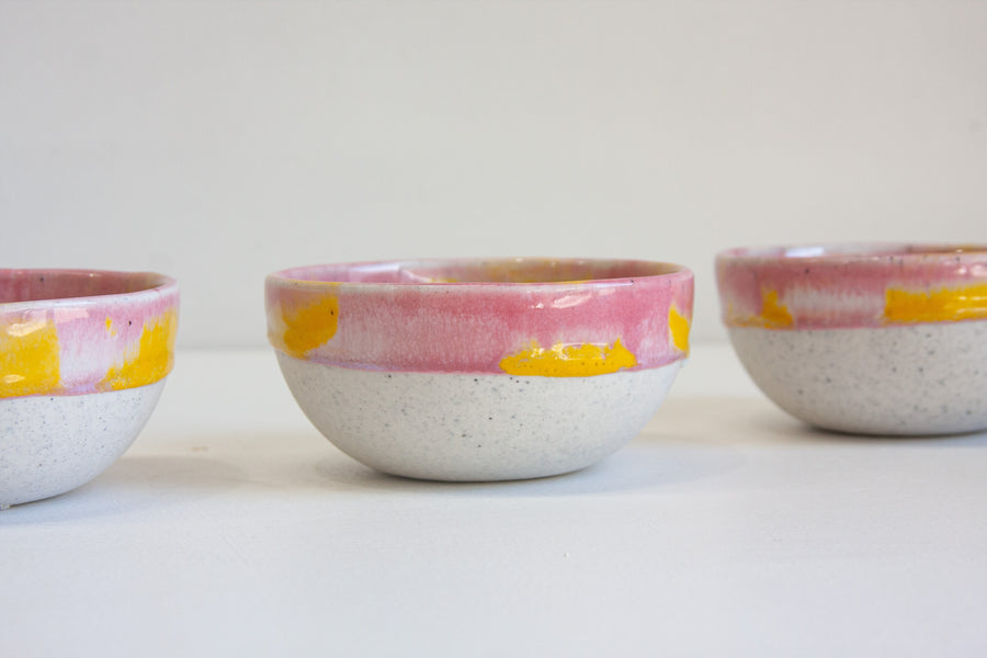 Seconds Sale Handmade Ceramic Small Breakfast Bowl - Sherbet