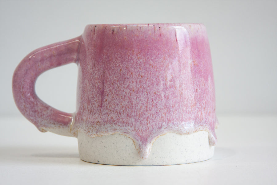 Handmade Ceramic Large Mug - Speckled Lilac