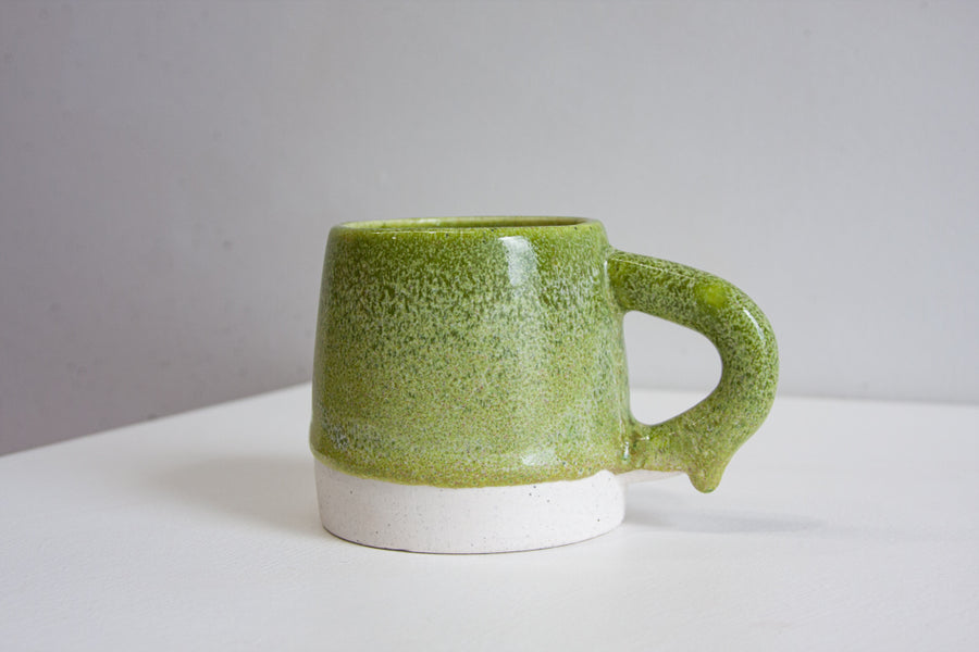 Handmade Ceramic Large Mug - Moss Green