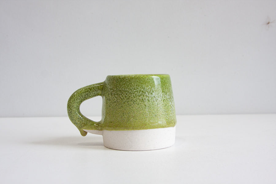 Handmade Ceramic Large Mug - Moss Green